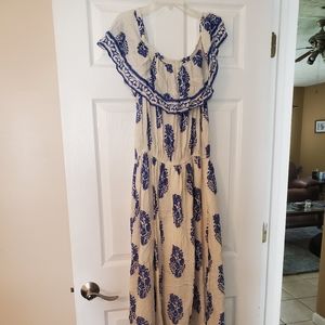 district day short sleeve maxi dress